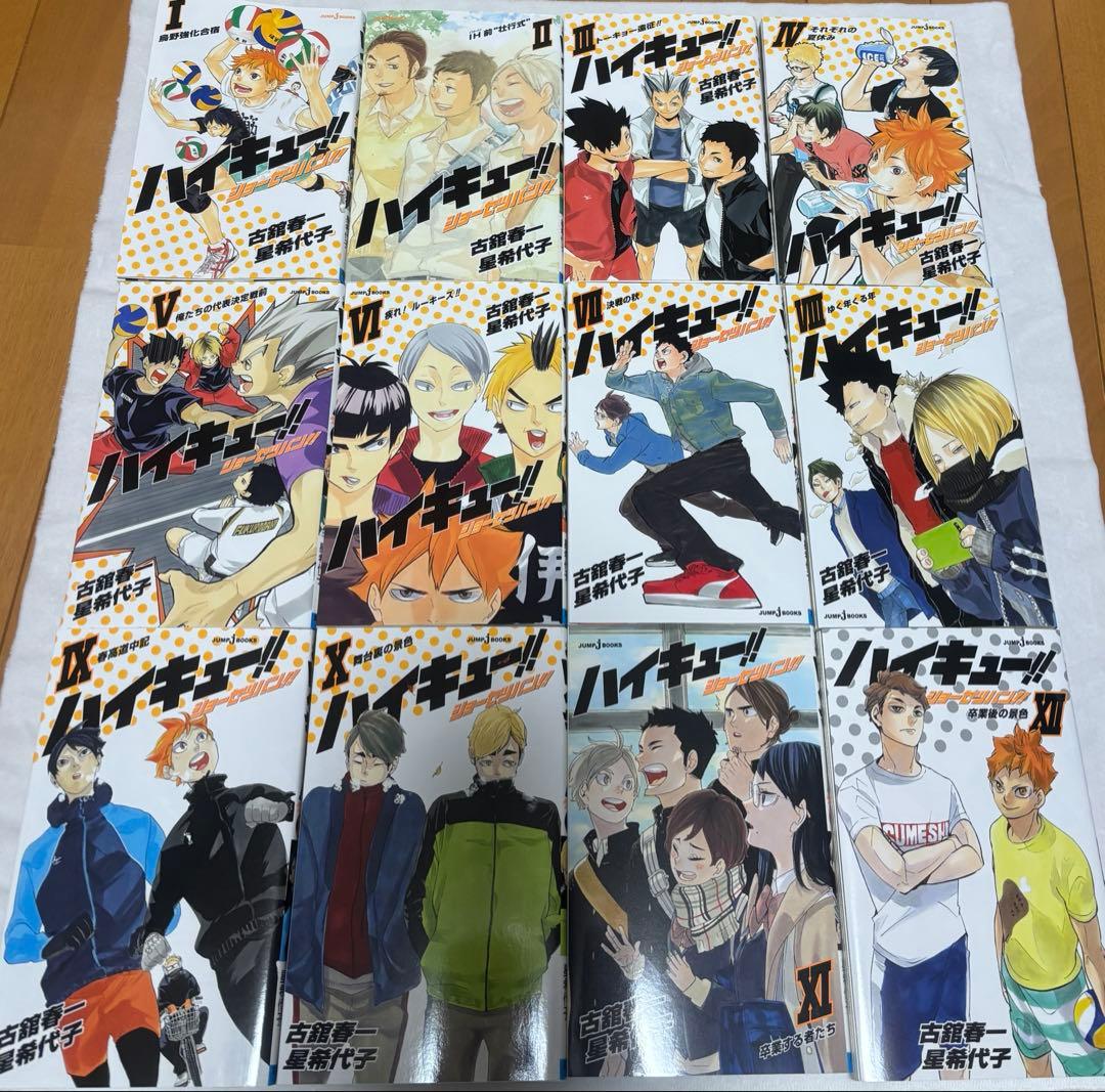 ハイキュー　ショーセツバン　全巻　Sportiva ビジュアルボード　まとめ売り