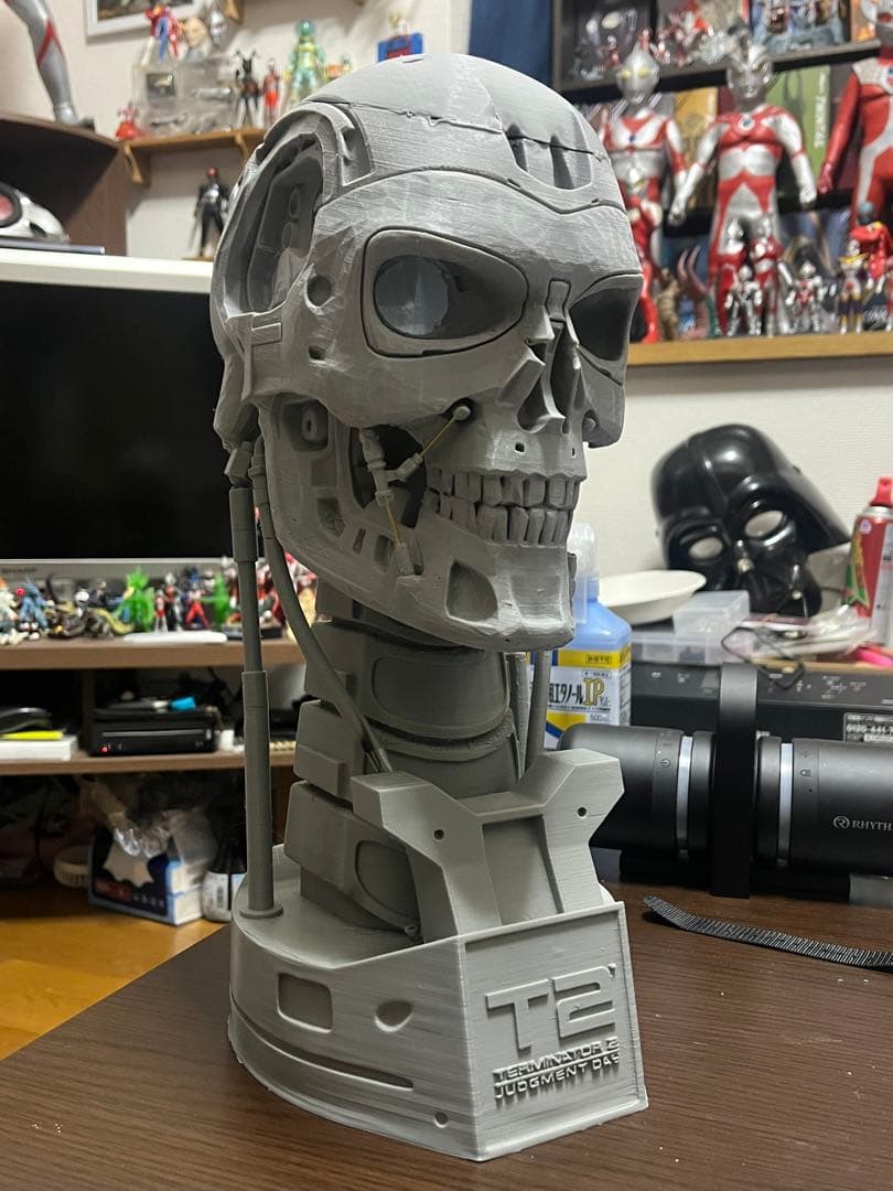 ユキえもん　現状品T-800 エンドスケルトン 等身大サイズヘッド