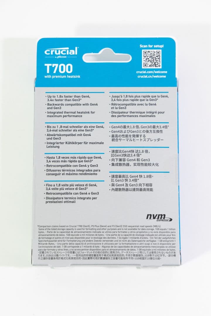 新品未使用crucial CT4000T700SSD5JP