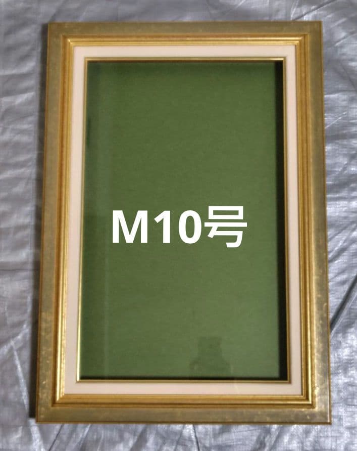 油彩額縁 M10号用 レインボー　金