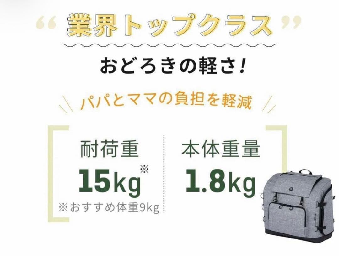 新品★エアバギー 3ウェイバックパックキャリー ワイドサイズ新色ネイビー