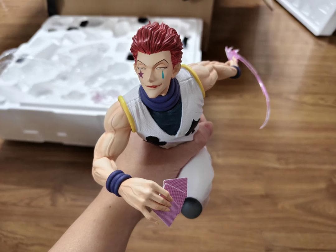 ハンター × ハンター 西索とクロロの対決 樹脂 彫刻 フィギュア