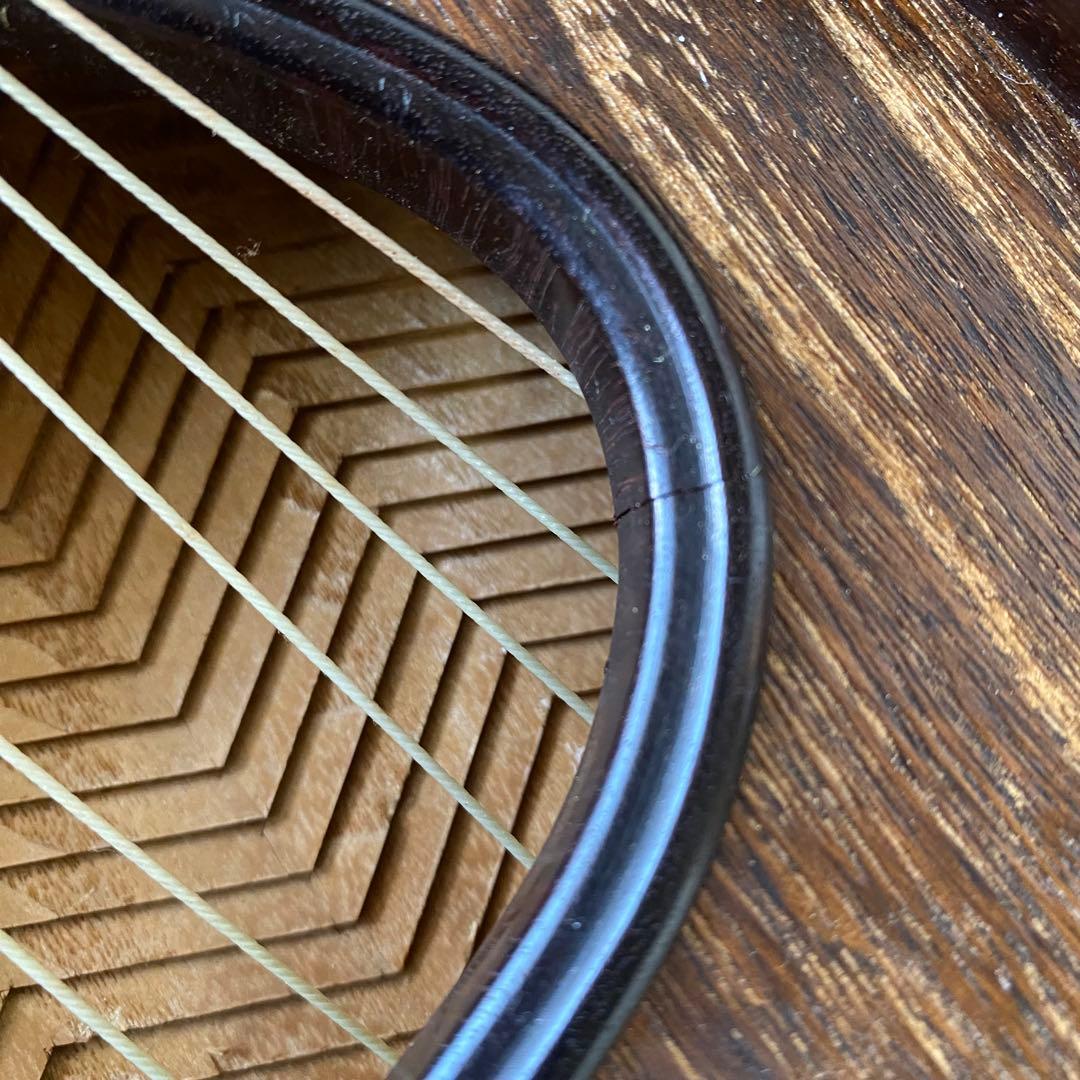 お琴　和楽器　くり甲　綾杉彫　【直接引き取り可能】 【送料込み条件有り】専用台付