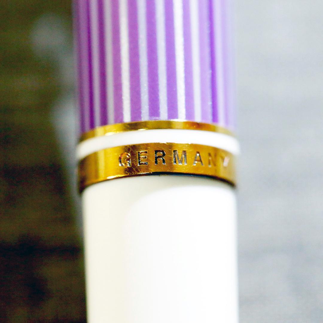 【限定品 美品】ペリカン ボールペン Ｋ６００ バイオレット ホワイト