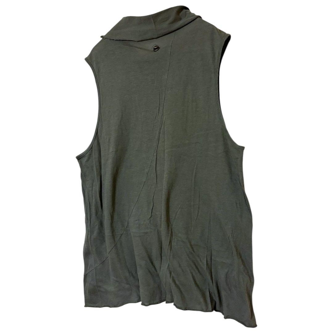 【希少】シヴァ SIVA★00's★変形★ハイネック★タンクトップ M カーキ