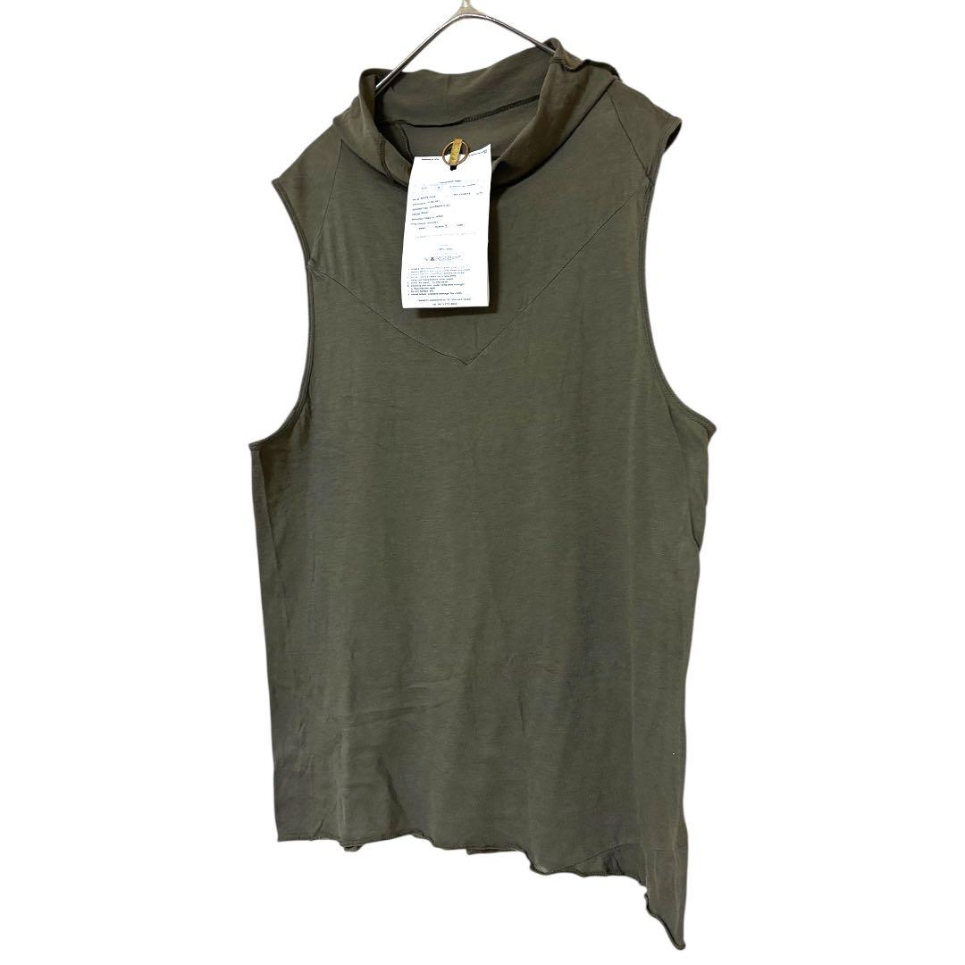 【希少】シヴァ SIVA★00's★変形★ハイネック★タンクトップ M カーキ