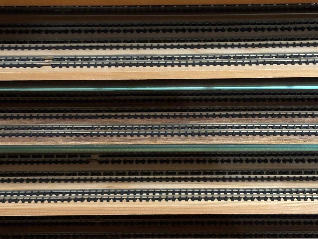 Nゲージ　棚　自作棚　BOX ケース　レール付き　DIY