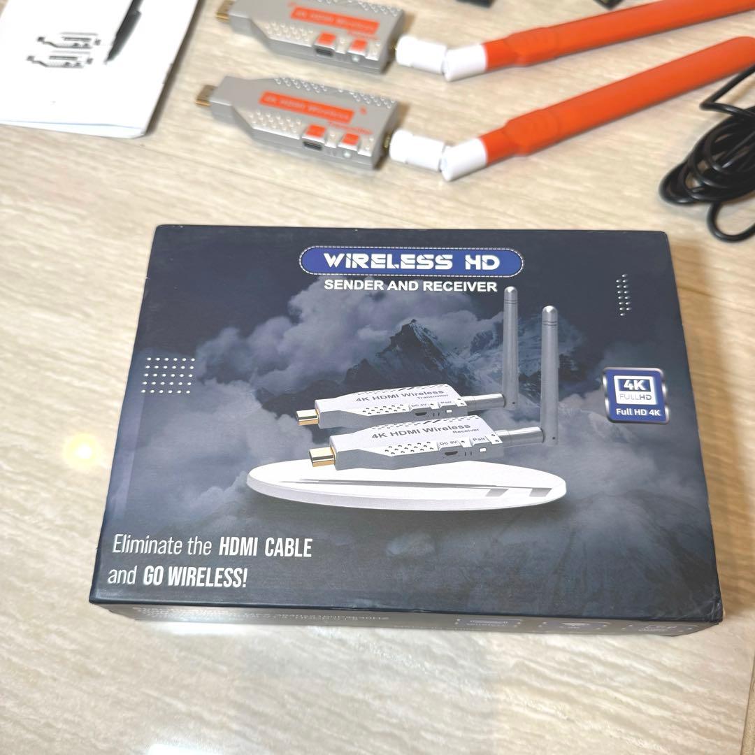 HDMI ワイヤレス 4K 150m 無線 長い ケーブル代わりに！