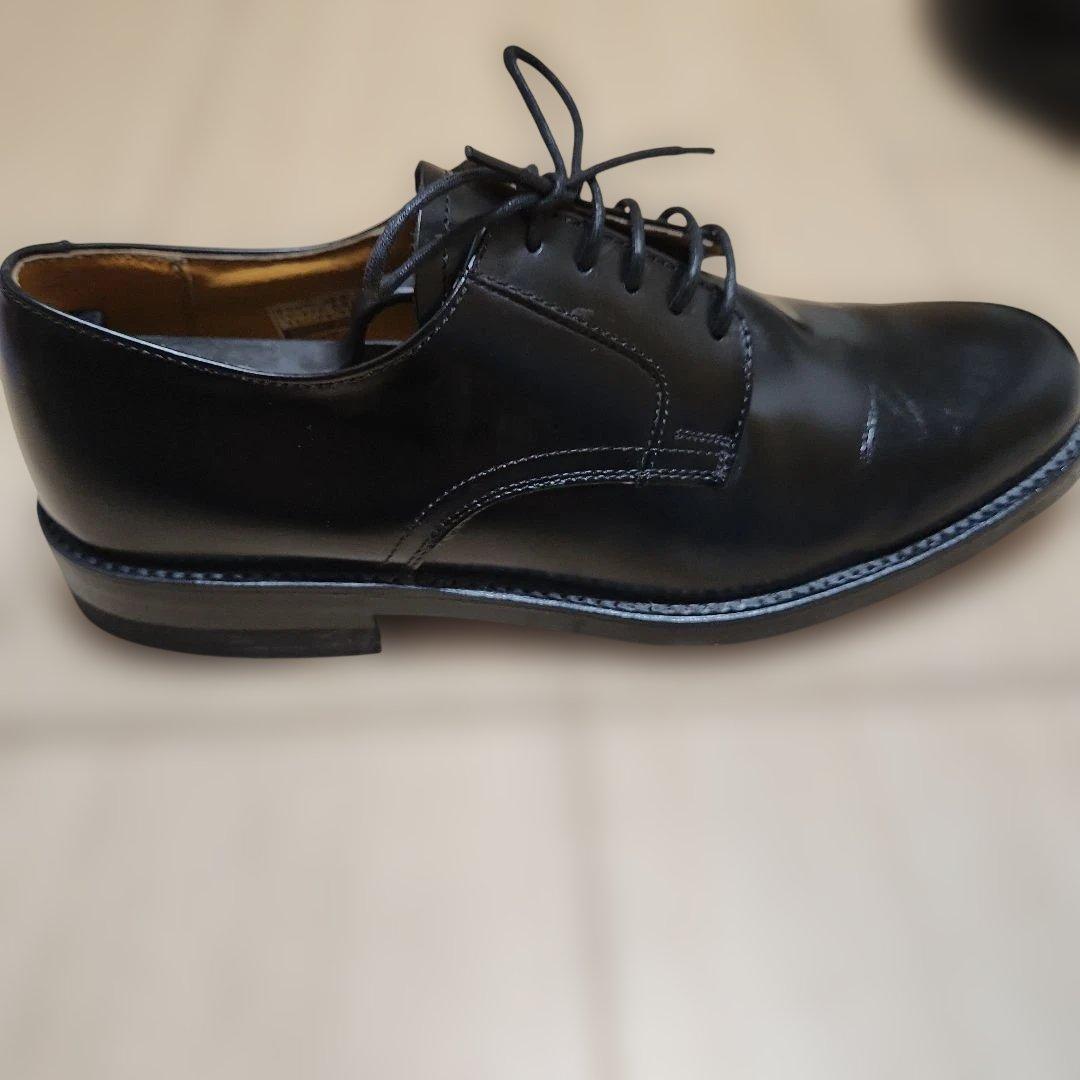 美品リーガル プレーントゥ J636 ブラック 25.5