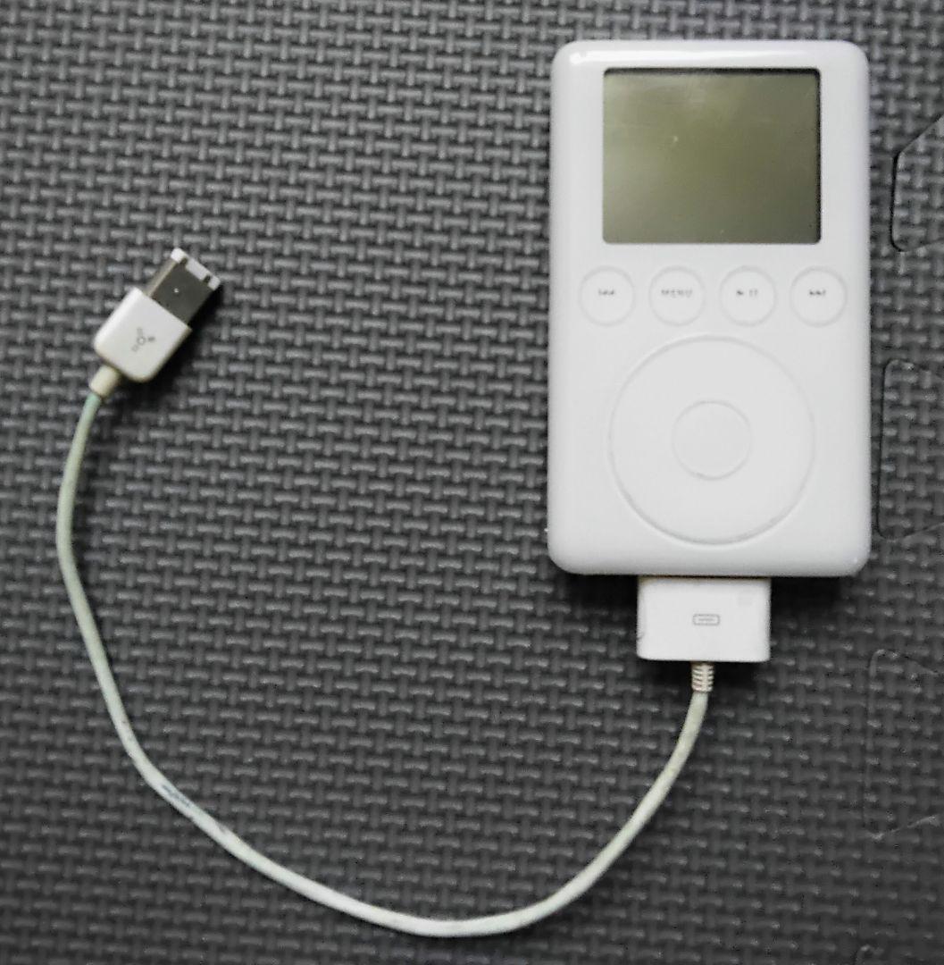 Apple iPod 30GB FireWireケーブル付き（ジャンク）