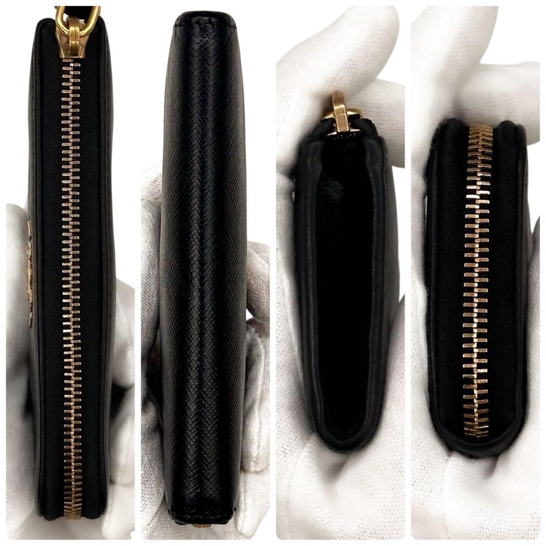 美品 プラダ サフィアーノ ケース 小銭入れ キーケース コンパクト 財布