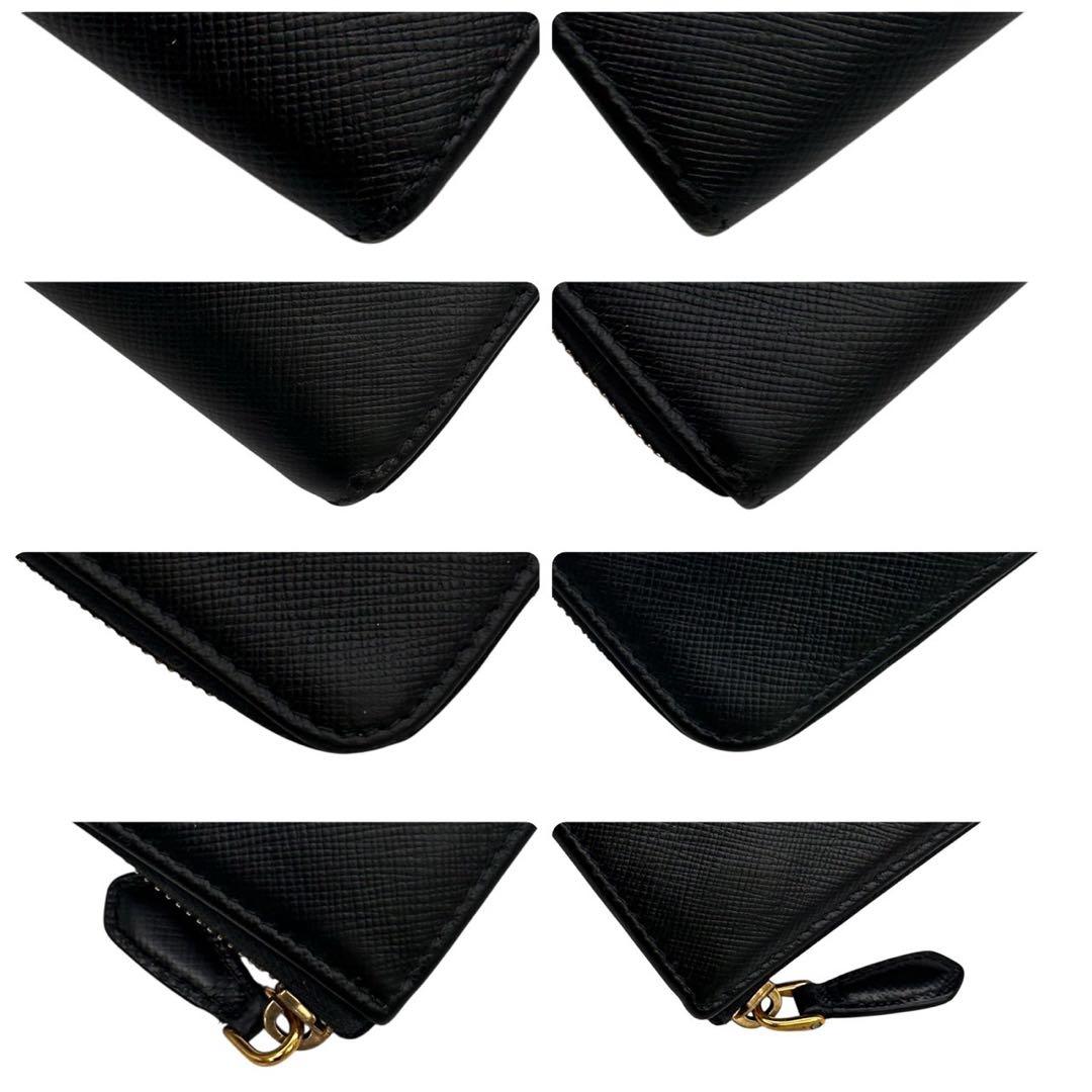 美品 プラダ サフィアーノ ケース 小銭入れ キーケース コンパクト 財布