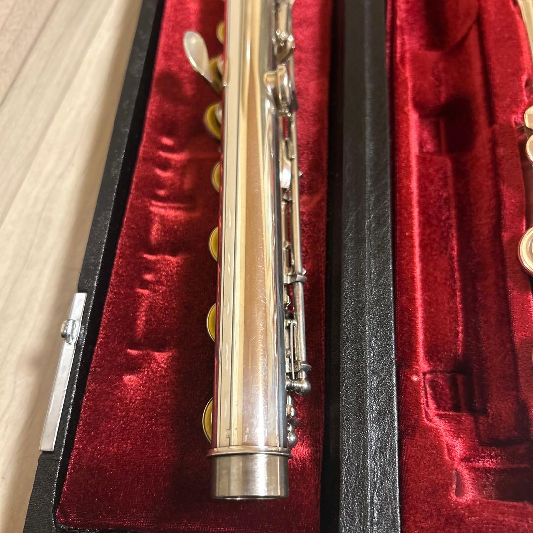 美品 リップ銀製・ヤマハフルート YFL351S Eメカ