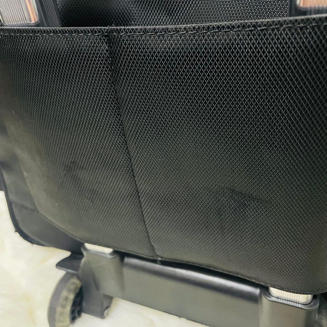 UDGレコードバッグ キャリーカート内蔵 Black インナーOrenge