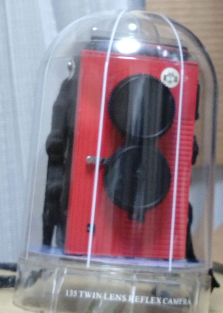 狐*面様 Red フィルムカメラ　Black Bird Fly 二眼　3013r