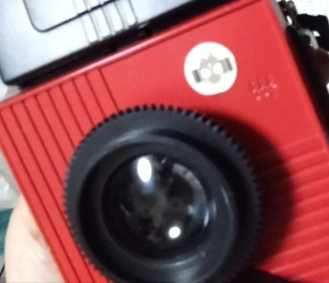 狐*面様 Red フィルムカメラ　Black Bird Fly 二眼　3013r