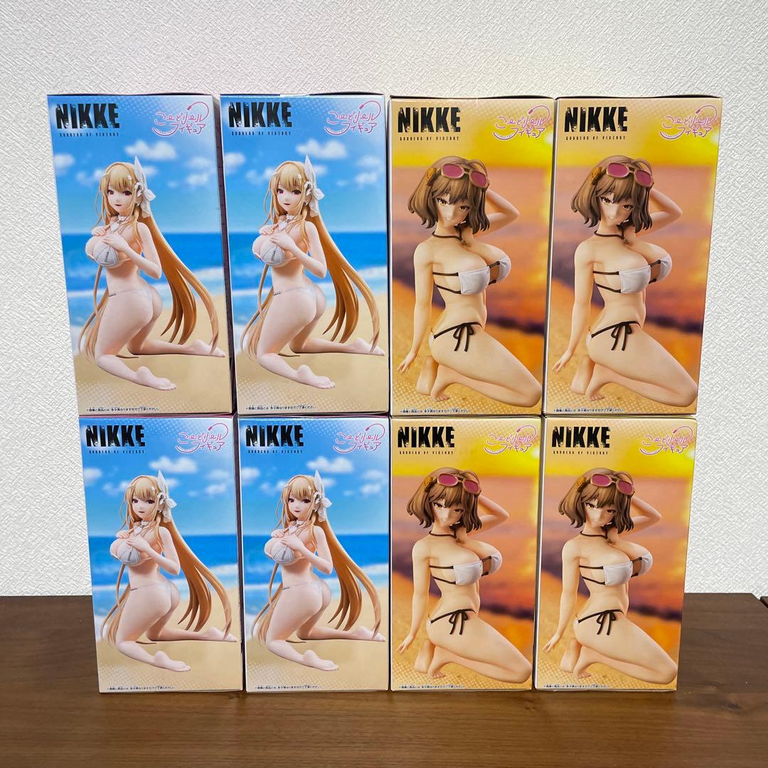 勝利の女神:NINNE こーどリールフィギュア　バイパー×4体　アニス×4体