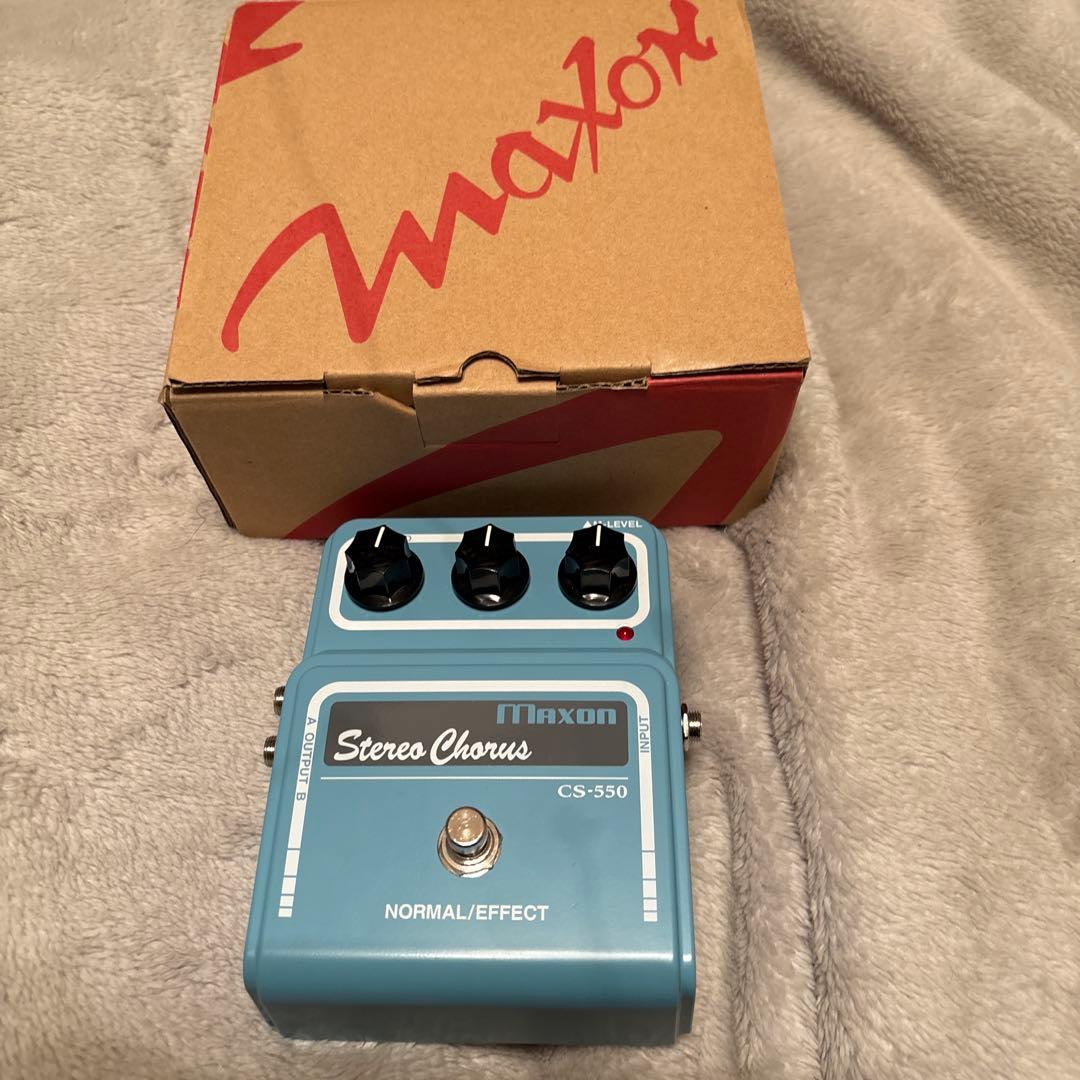 【箱、取説付き】Maxon CS-550 アナログ・ステレオ・コーラス