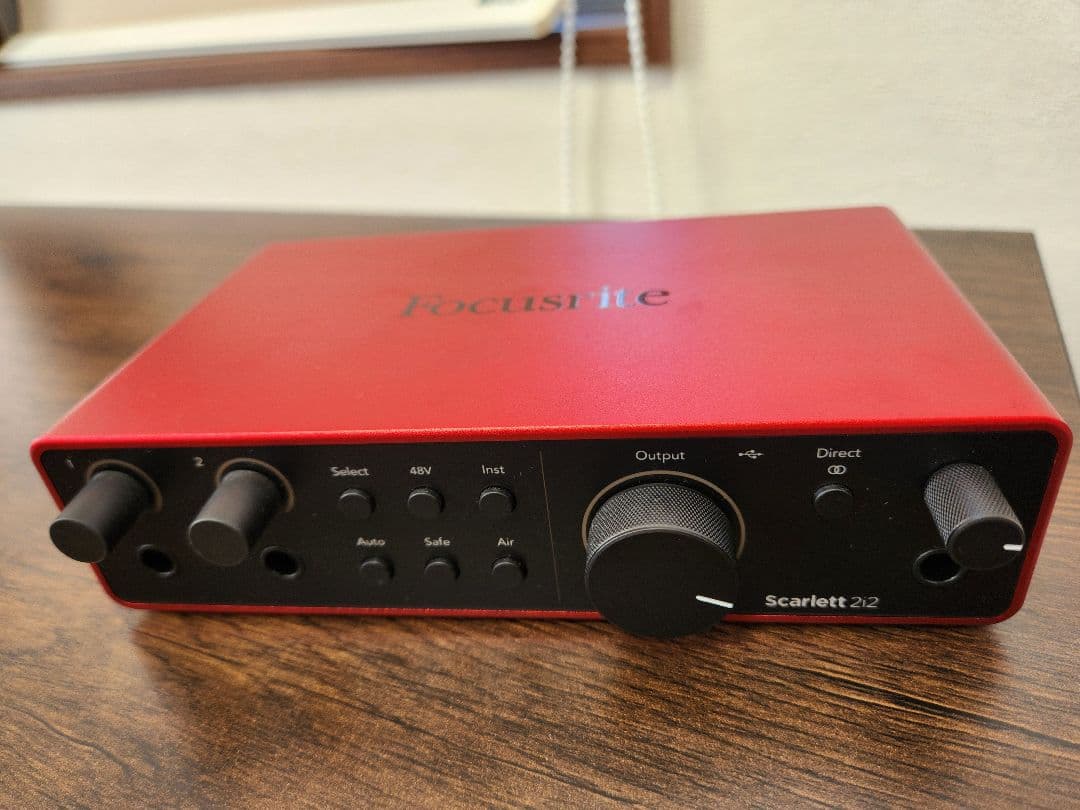 Focusrite Scarlett 2i2(gen.4) 【未使用】