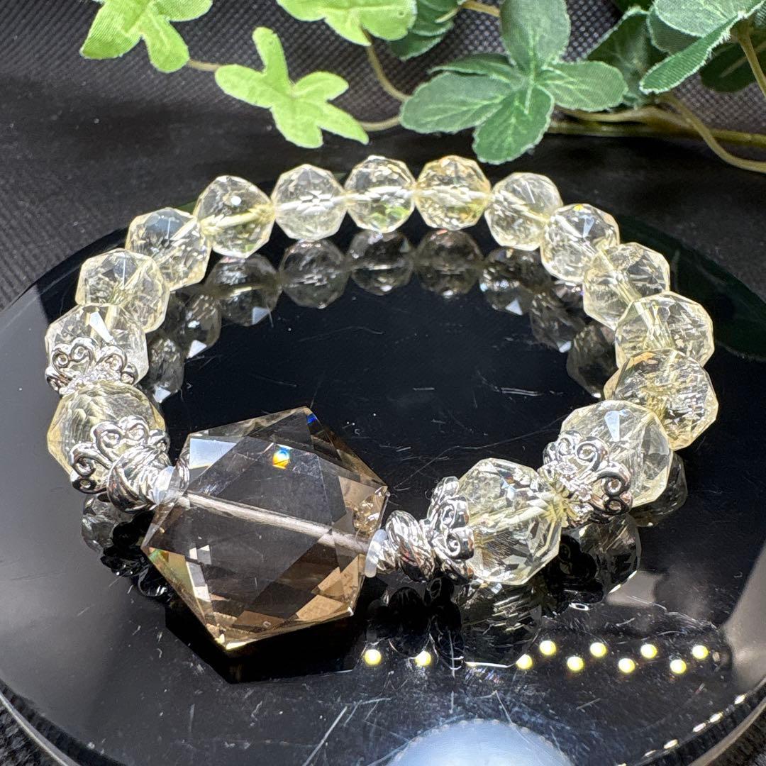 ＊keiko様お取り置き4/26専用＊スモーキークォーツ　ミニ六芒星