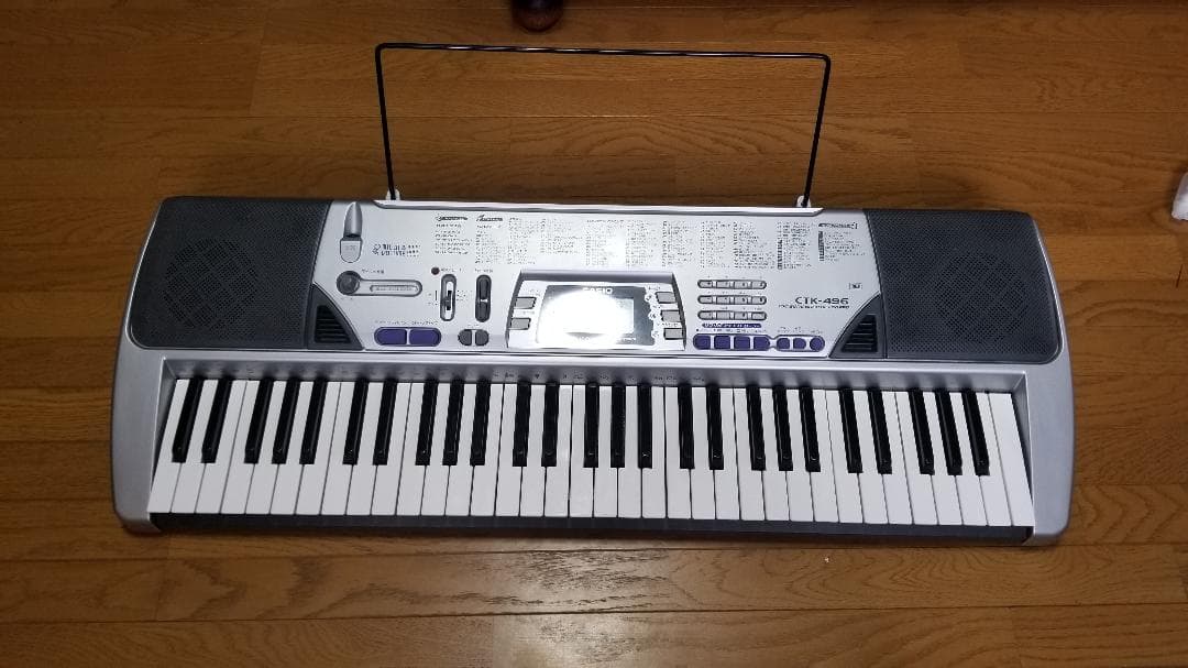 カシオCASIO ベーシックキーボード 電子キーボード 61鍵 CTK-496