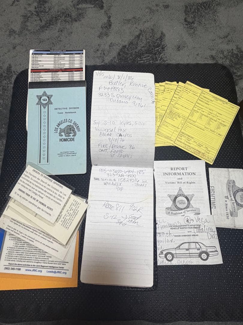 実物ロサンゼルスカウンティーシェリフメモパッド中古