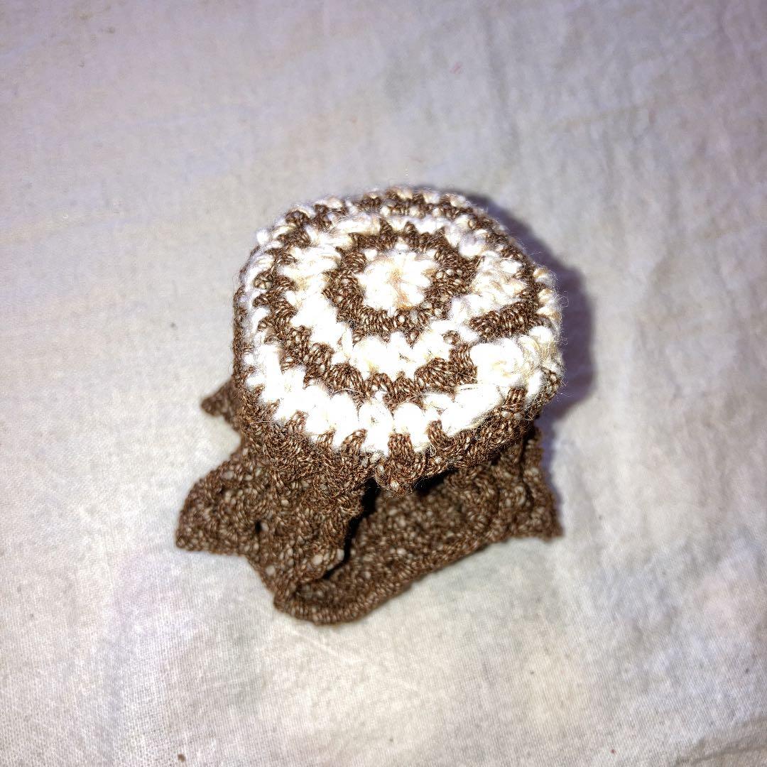 ぬいぐるみ　木の切り株　お家