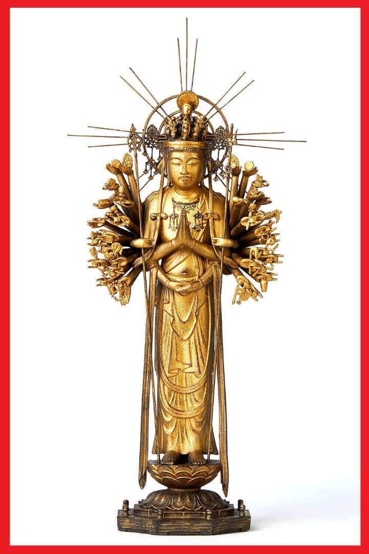 ★新品同様★イスム TanaCOCORO 掌 仏像 千手観音～慶派～★17