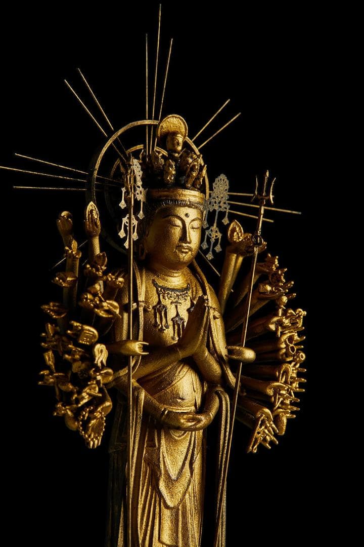 ★新品同様★イスム TanaCOCORO 掌 仏像 千手観音～慶派～★17