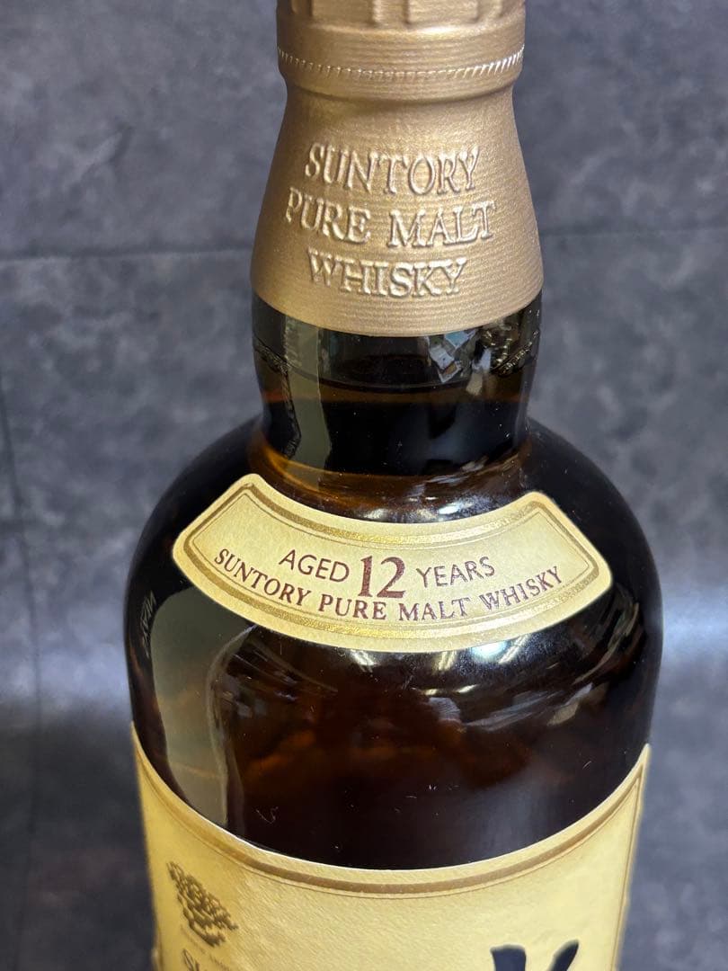 山崎 12年 ピュアモルトウイスキー 箱入り