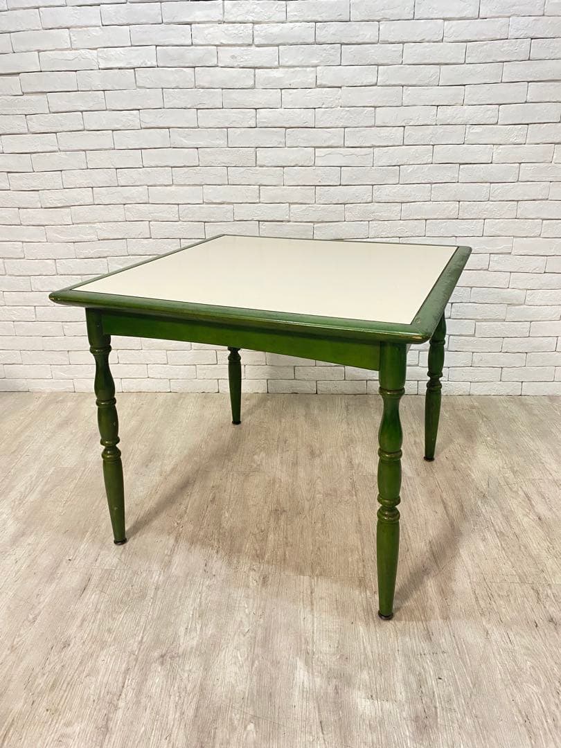 【東京23区配送無料】　飛騨産業　ダイニング　テーブル　アンティーク　ビンテージ