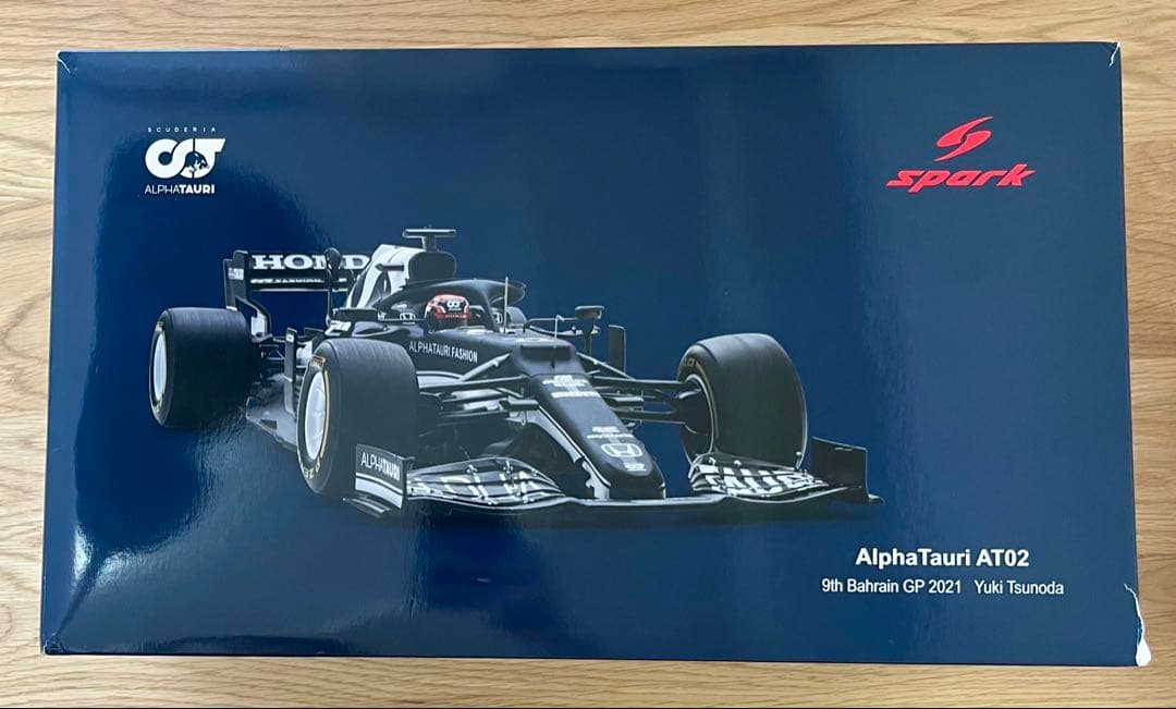 アルファタウリホンダ AT02 角田裕毅 '21 バーレーンGP 9位 1/18