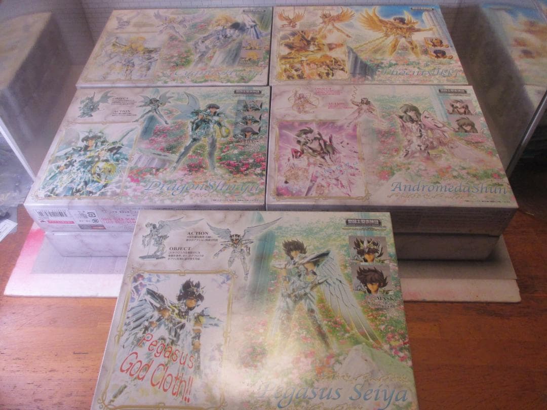 【送込未開封】聖闘士聖衣神話　青銅神聖衣コンプ5人　ペガサス星矢　他　聖闘士星矢