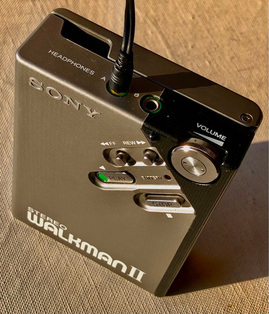オススメ快音快走SONYカセットウォークマンWM-II (WM-2)可動品A