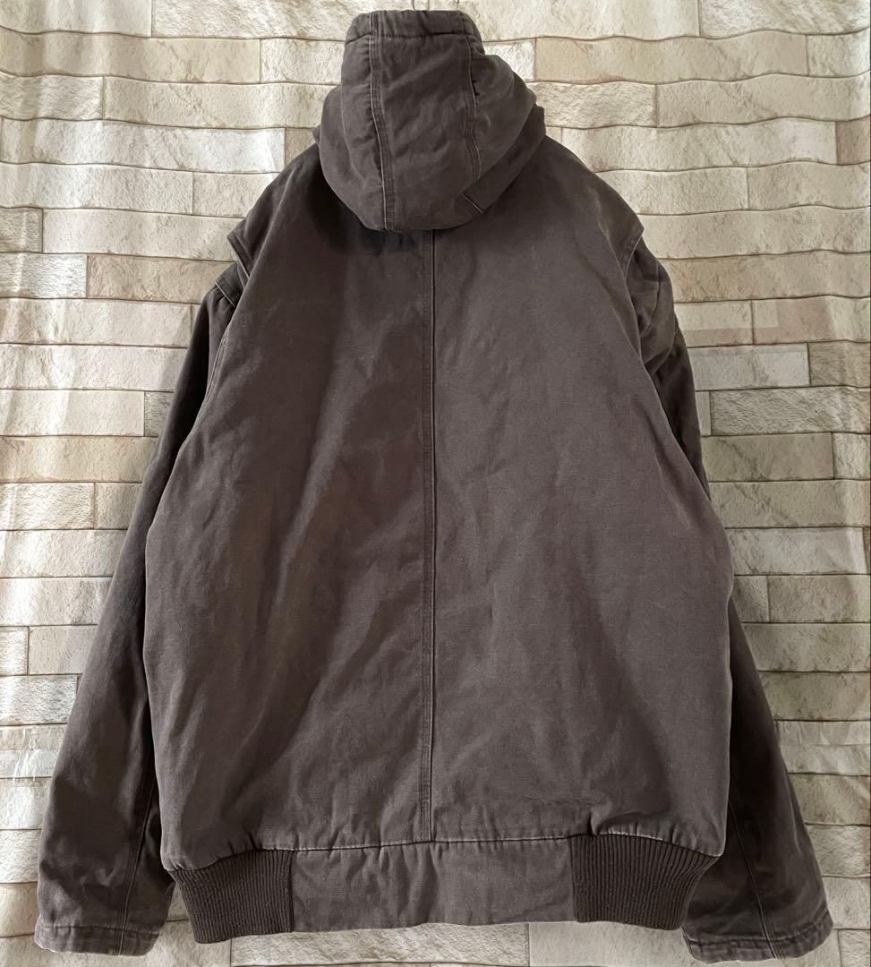 POLAR KING アクティブジャケット 刺繍ロゴ 裏地フリース XL