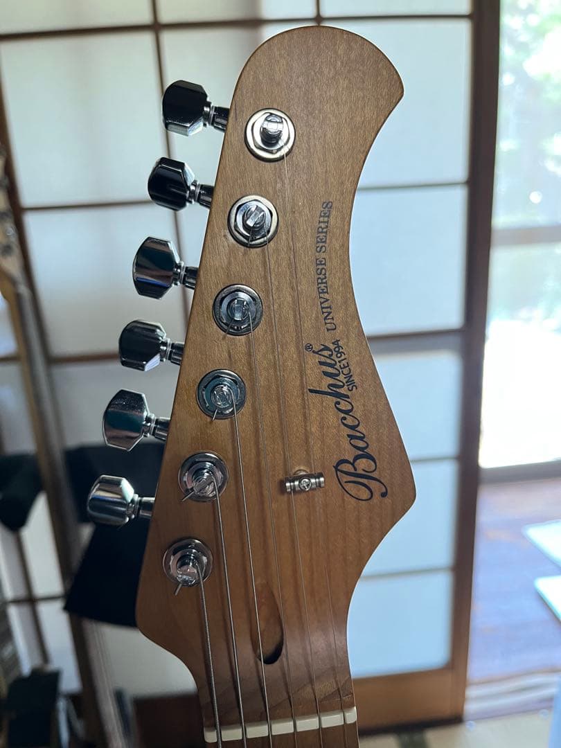 Bacchus bst-3-rsm ストラトmod(ゴトーペグ、ctsポット)