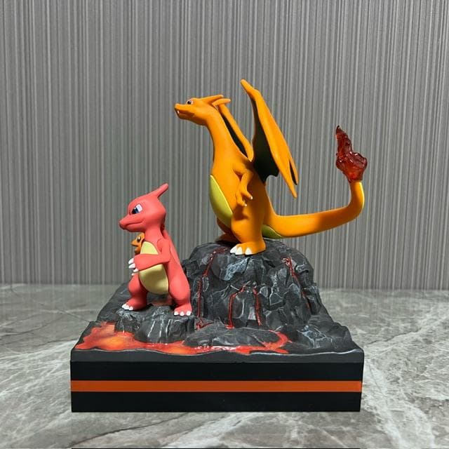 【 新品 】リザードン　リザード　ヒトカゲ　ガレキ　フィギュア　セット