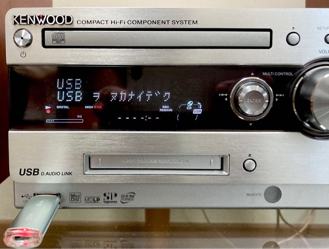 上級機ケンウッドHi-Fi コンポRD-UDA77・スピカーUDA77【綺麗】