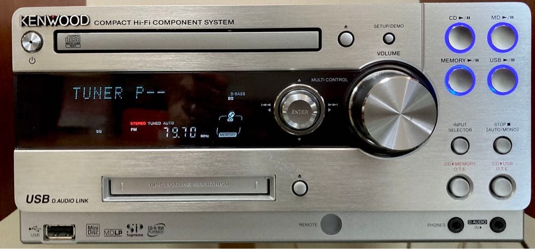 上級機ケンウッドHi-Fi コンポRD-UDA77・スピカーUDA77【綺麗】