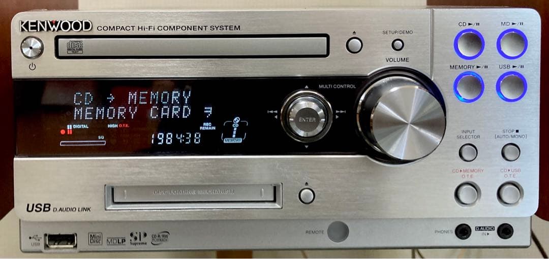 上級機ケンウッドHi-Fi コンポRD-UDA77・スピカーUDA77【綺麗】