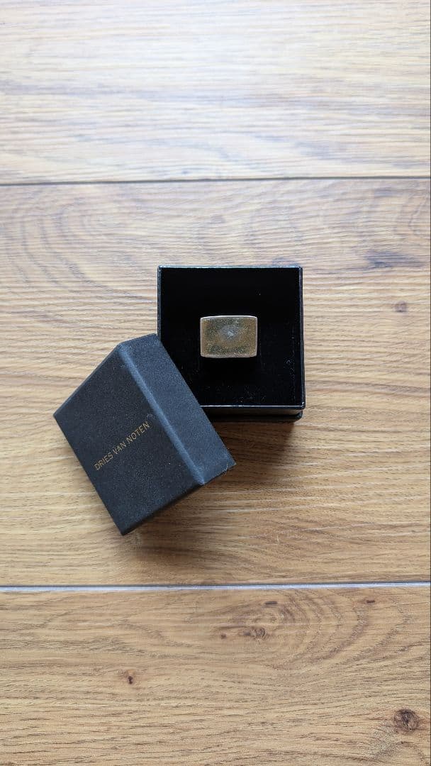 DRIES VAN NOTEN ゴールド スクエアリング