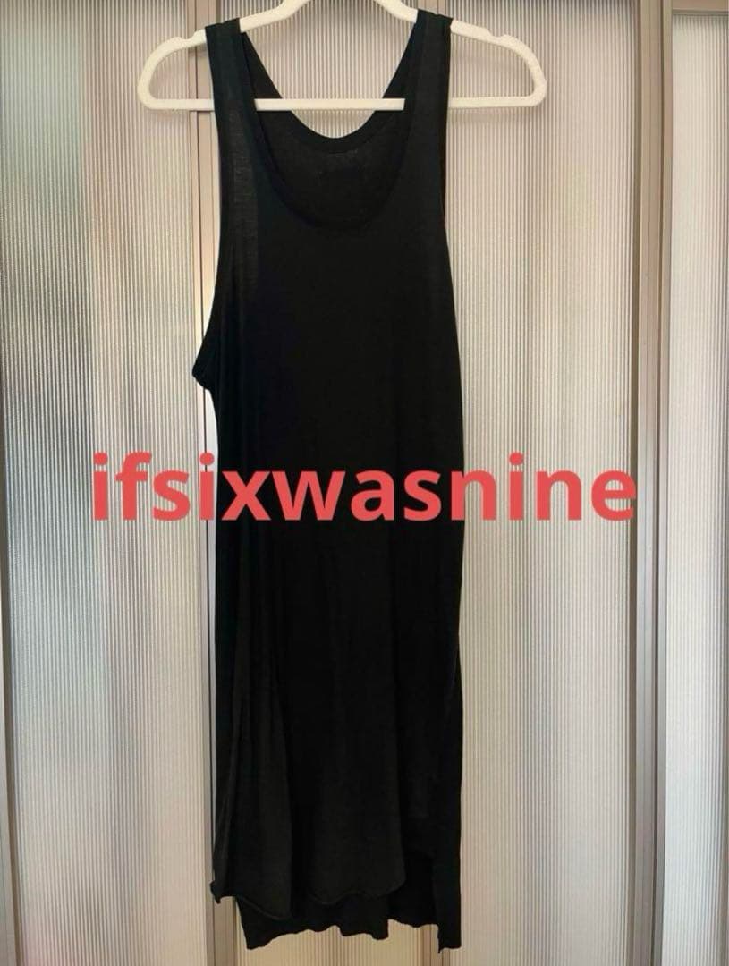 HYDE着 ifsixwasnine WIRED-2 BLK タンクトップ 美品