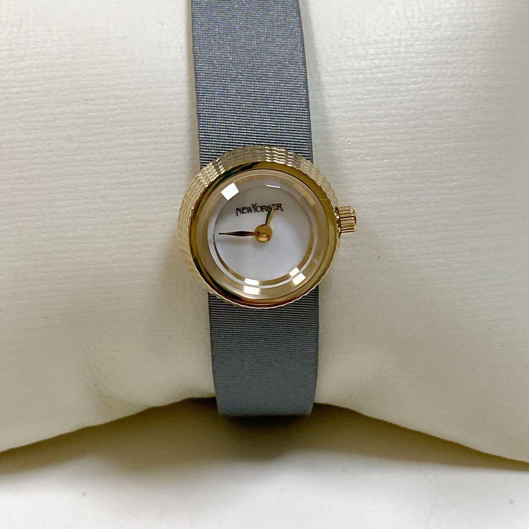新品・未使用・替えストラップ付きNEWYORKER アナログ時計 レザーベルト