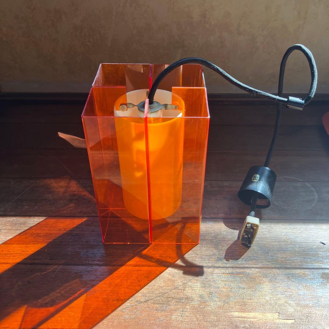 【昭和レトロ】ペンダントライト 照明 レトロポップ ミッドセンチュリー '70s