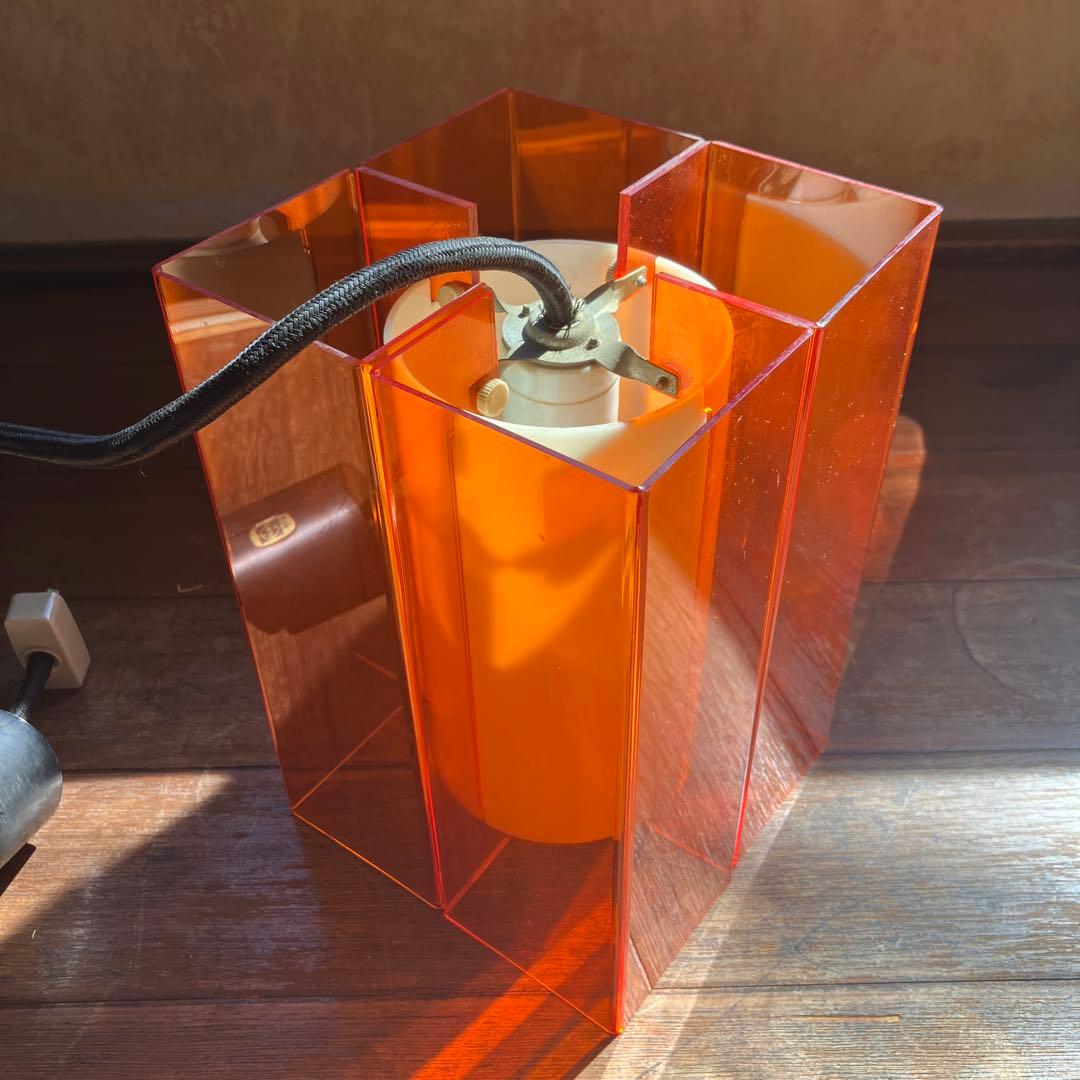 【昭和レトロ】ペンダントライト 照明 レトロポップ ミッドセンチュリー '70s