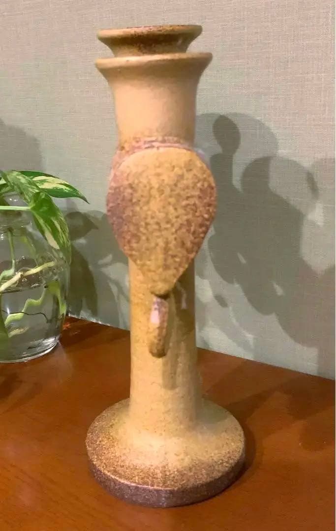 リサラーソン　メダリオン　ヴィンテージキャンドルホルダー置物