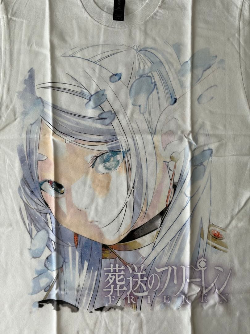 葬送のフリーレン アニメ Tシャツ GILDAN ホワイト S