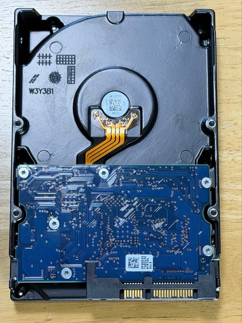 3TB 4セットTOSHIBA 内蔵HDD 7200回転SATA使用185hから