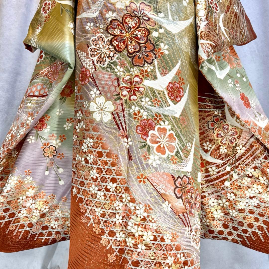 ❣️SALE❣️美品　振袖フルセット　正絹長襦袢　古典柄　153〜163