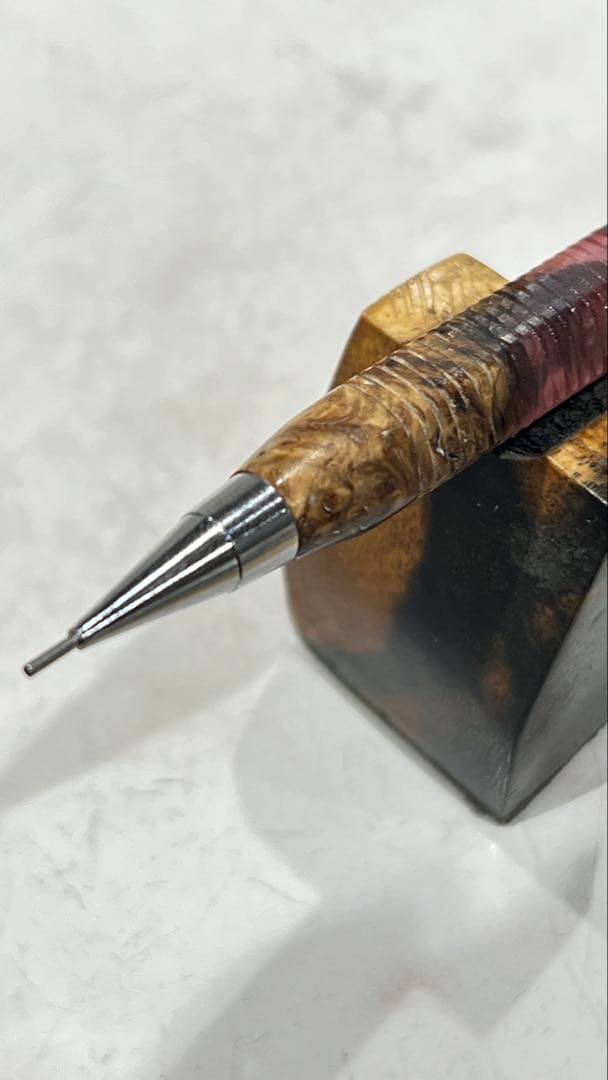 ぢゆ　pg5 ハイブリッドウッド9-9赤　六角軸　スリット加工